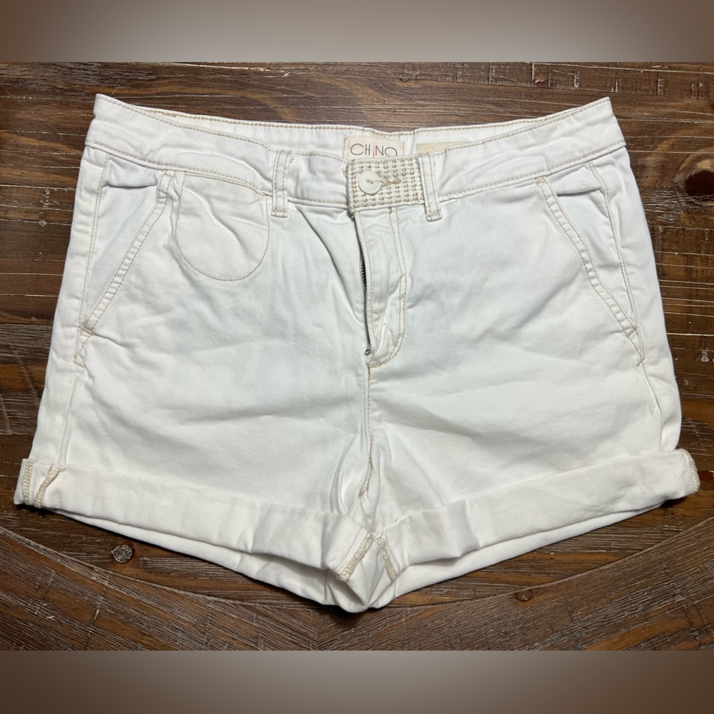 Chino by Anthropology white shorts. Size 28.